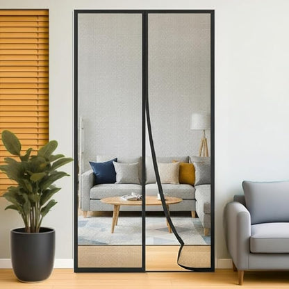 Magnetic Mosquito Net Curtain – Auto Close, Hands-Free, Easy Install