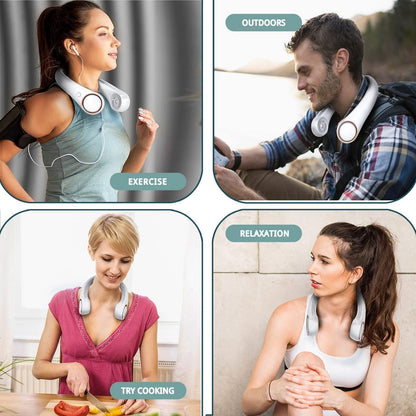 Portable Rechargable Neck Fan