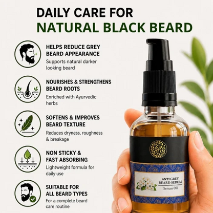 Natural Anti Grey Beard Serum