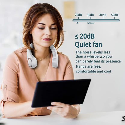 Portable Rechargable Neck Fan