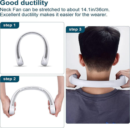 Portable Rechargable Neck Fan