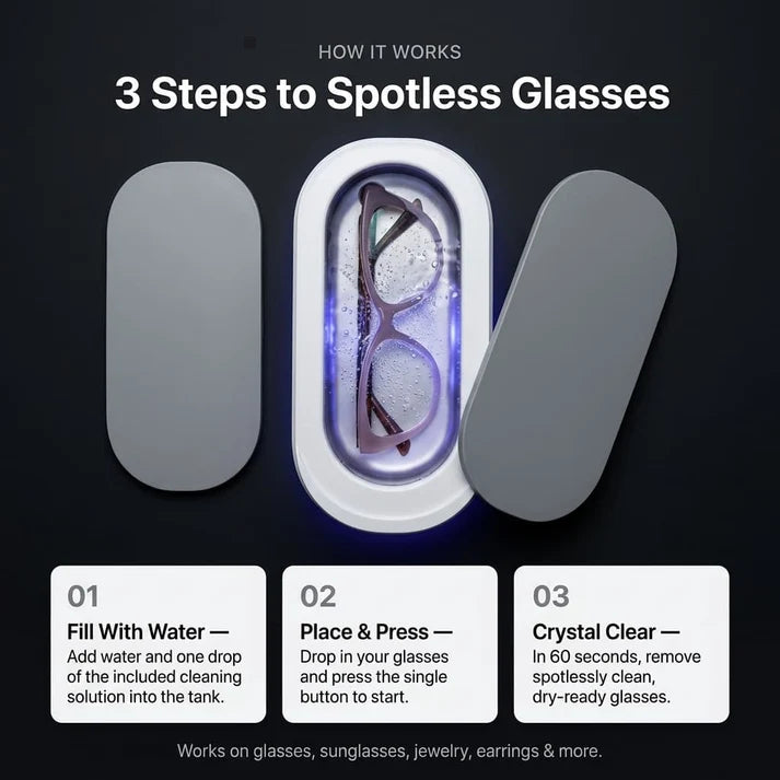 ClearView™ Ultrasonic Glass Cleaner