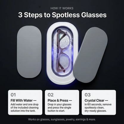 ClearView™ Ultrasonic Glass Cleaner