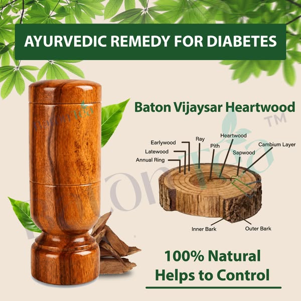 Vijaysaar Wood Herbal Glass