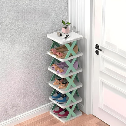 Shoes Rack for Home Plastic, Adjustable Shoe Stand