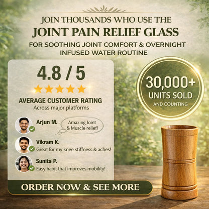 Vijaysaar Wood Herbal Glass