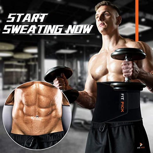 Sweat Slimming Waist Trainer Belt for Men